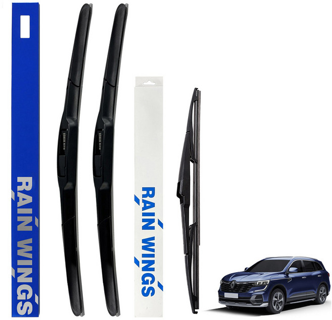 레인윙스 순정형 하이브리드 와이퍼 3종 세트, 르노 더뉴 QM6