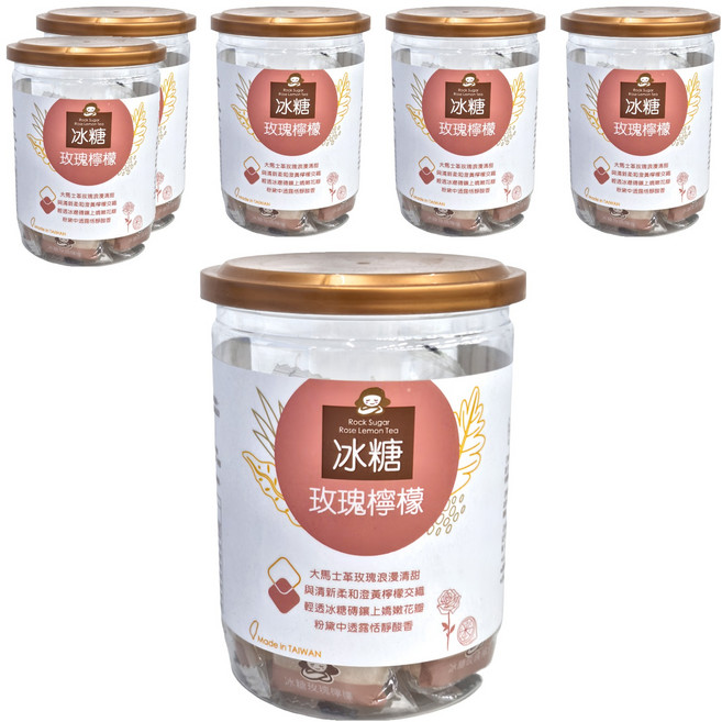 蜜思朵 冰糖玫瑰檸檬, 17g, 12個, 6罐
