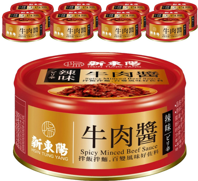 新東陽 辣味牛肉醬, 110g, 9罐