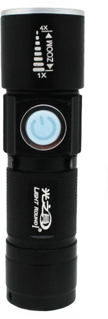 LiGHT ROUNDI 光之圓 LED充電式手電筒 CY-LR1696, 1個