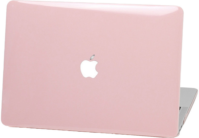 위니즈 맥북 케이스 크리스탈 로고타공 M1 M2 A2251 A2289 A2338 WZHMC-0062LPK, 라이트핑크, 1개
