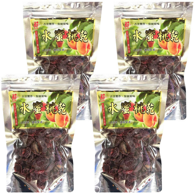 李家興 水蜜桃乾, 130g, 4包