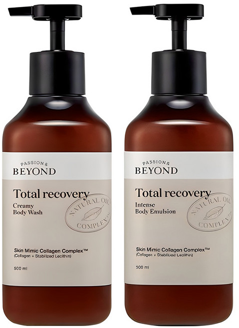 비욘드 토탈 리커버리 크리미 바디워시 500ml + 인텐스바디에멀전 500ml, 1개