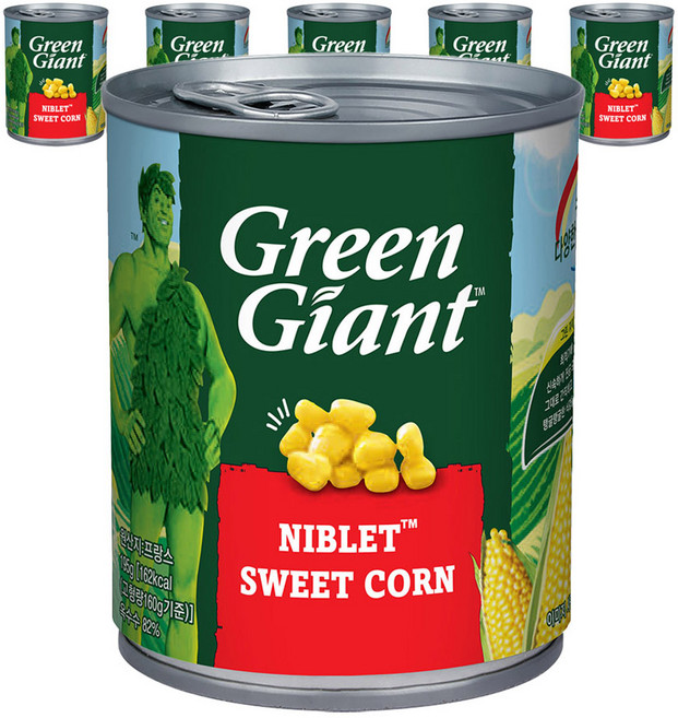 그린자이언트 니블렛 스위트콘, 195g, 6개