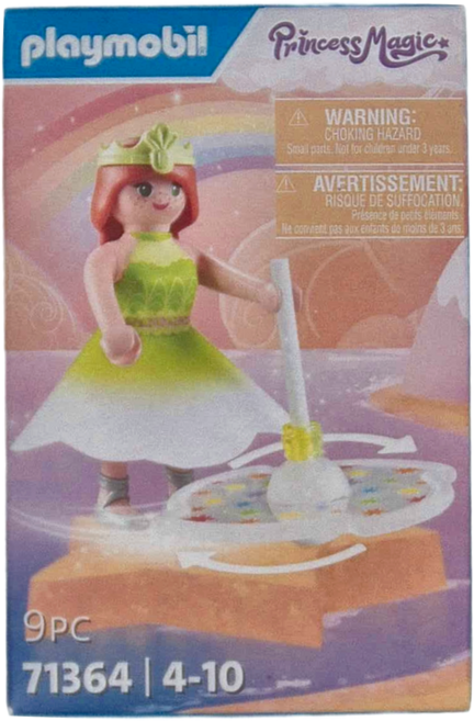 Playmobil 摩比人 魔法公主 彩虹陀螺與公主 9件裝, 1盒