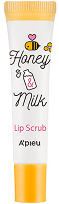 어퓨 립 스크럽, 허니앤밀크, 8ml, 1개