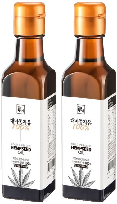 감성먹거리 대마종자유, 250ml, 2개