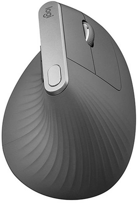 logitech 羅技 MX VERTICAL 無線垂直滑鼠, M-R0074, 黑色