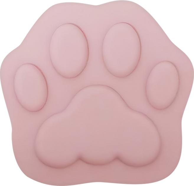 日本maruki貓咪肉球造型矽膠杯蓋, 顏色隨機, 1入