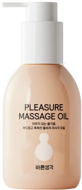 바른생각 플레져 마사지오일 누드바닐라향, 150ml, 1개