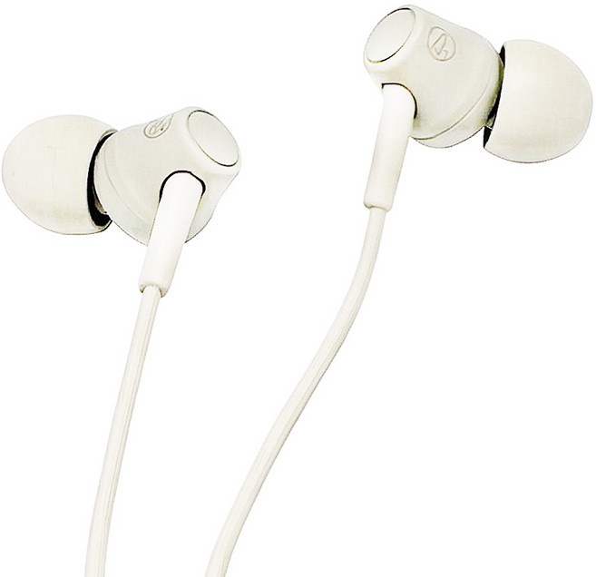 audio-technica 鐵三角 耳塞式耳機 原廠保固, ATH-CK350X, 米色