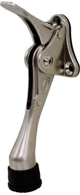 리빙이프 페달식 고급형 도어스토퍼 니켈, 니켈무광, 1개