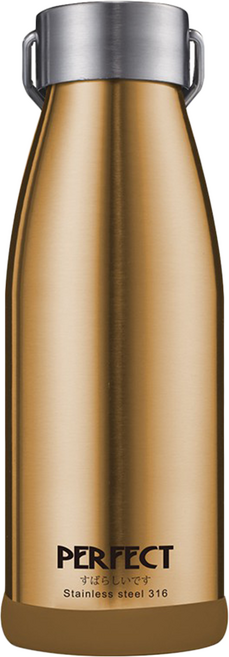 PERFECT 理想 日式316真空保溫杯, 香檳金, 350ml, 1個