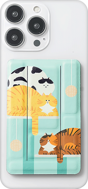 ekax 泰山磁吸超薄手機支架, 阿貓疊疊樂, 1個