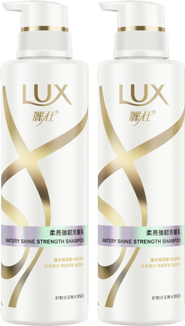 LUX 麗仕 洗髮乳 柔亮強韌, 750g, 2瓶