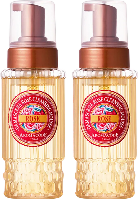 ARWIN 雅聞 大馬士革玫瑰氨基酸淨白洗卸二用慕絲, 2個, 250ml