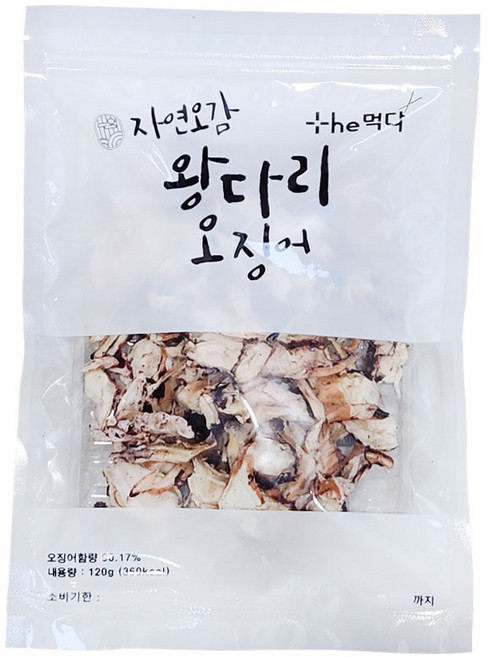 더먹다 더 신선한 건조 왕다리 오징어, 120g, 1개