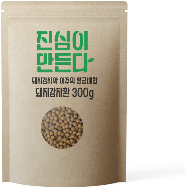 진심이만든다 국내산 돼지감자환 300g, 1개