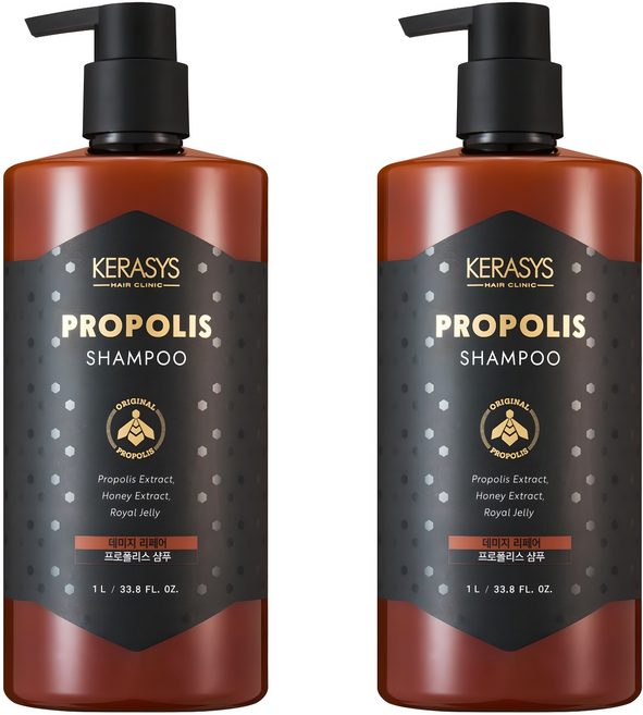 케라시스 프로폴리스 데미지 리페어 샴푸, 1L, 2개