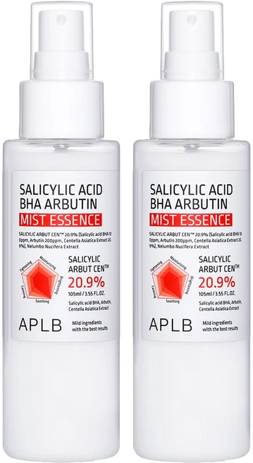 APLB 살리실산 바하 알부틴 미스트 에센스, 2개, 105ml - 쿠팡