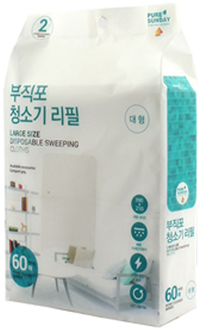 선우랜드 프리미엄 부직포청소기 리필, 1개