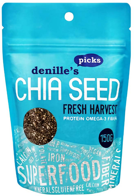denille's picks 黑色奇亞鼠尾草籽, 150g, 1包