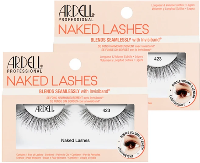 아델 네이키드 래쉬 인조 속눈썹, 423호, 2개 - 쿠팡