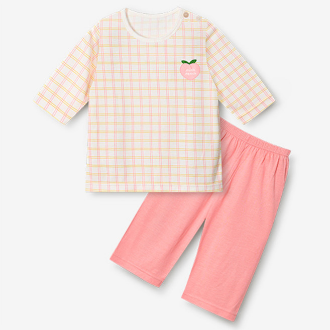 유니프랜드 아동용 스윗봉봉 쿨 7부내의 상하의 세트