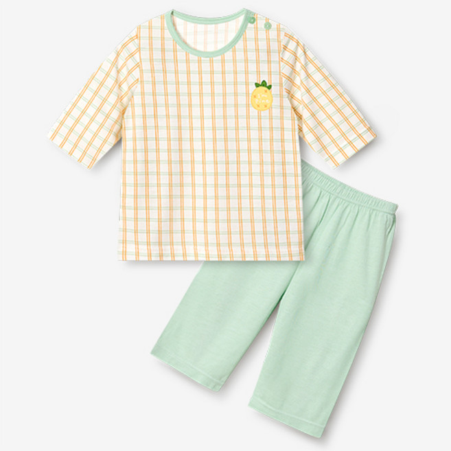 unifriend 兒童Sweet Bonbon涼感七分袖家居服套裝
