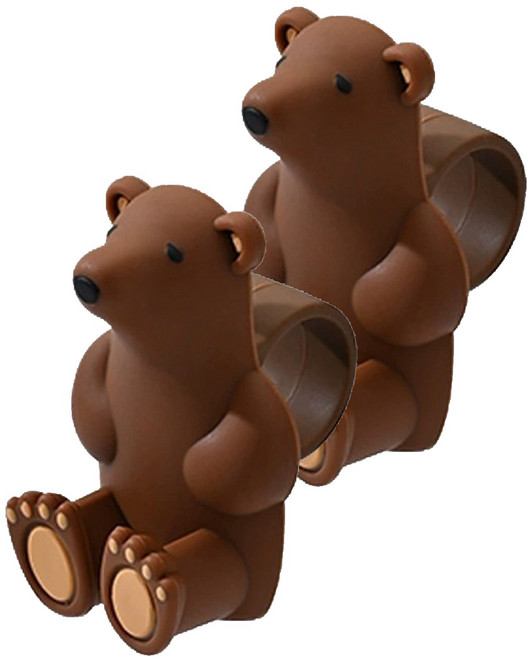 인뮤즈 방문 문콕 방지 도어 쿠션, 2개, 브라운