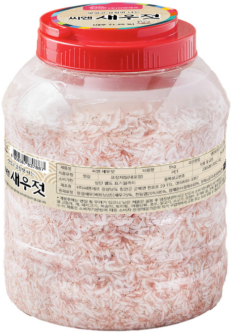 오늘의젓갈 맛있고 감칠맛 나는 씨엔 새우젓, 5kg, 1개