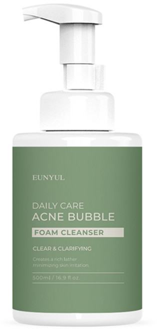 은율 데일리케어 아크네 버블 폼클렌저, 500ml, 1개