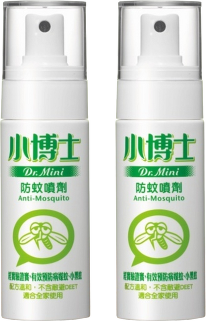 小博士 Dr.Mini 防蚊噴劑, 60ml, 2瓶