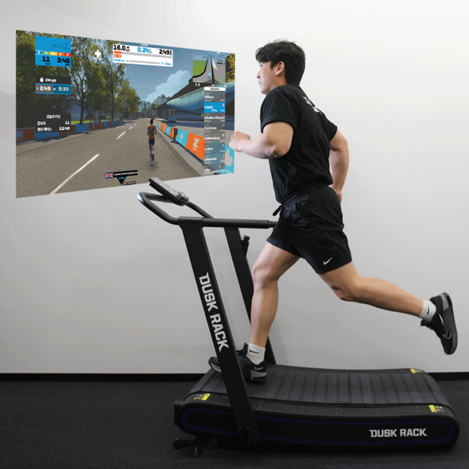 더스크랙 트레드밀 방문설치, DSKRTM-001, 무광 블랙