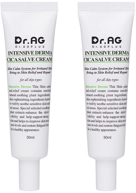 닥터에이지 인텐시브 더마 시카 살브 크림, 30ml, 2개