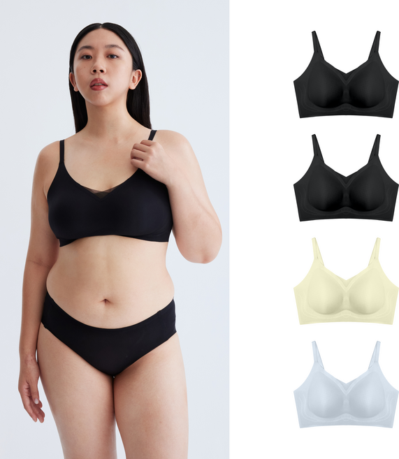 24hrs. 無感失憶內衣 冰絲款 4件組