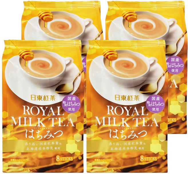 日東紅茶 蜂蜜奶茶, 13.5g, 8條, 4袋