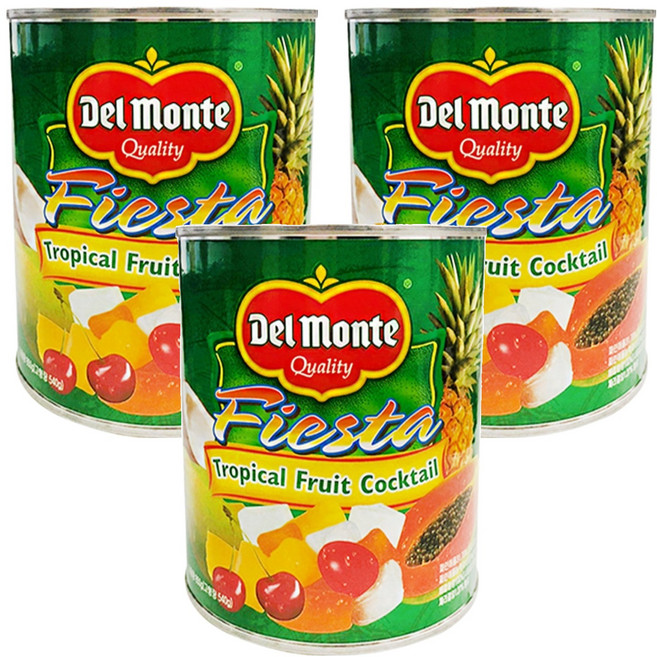 델몬트 피에스타 트로피칼 후르츠 칵테일, 850g, 3개