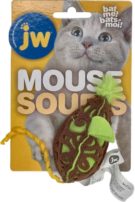 Petmate jw 貓草老鼠 貓咪玩具, 顏色隨機, 1個