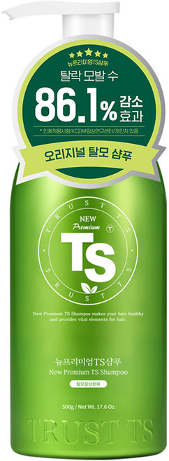 TS 뉴프리미엄 탈모증상완화 샴푸, 500g, 1개