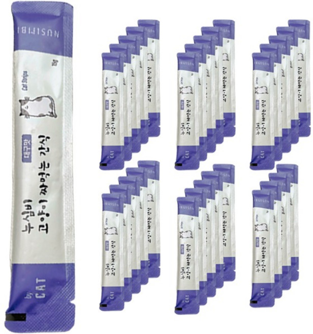 누심비 고양이 짜먹는 간식 짜먹는 간식, 대구맛, 15g, 200개