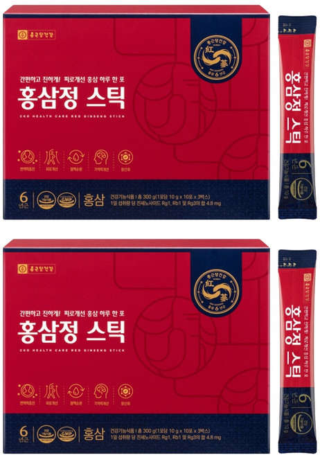 종근당건강 홍삼정 스틱 30p, 300g, 2개