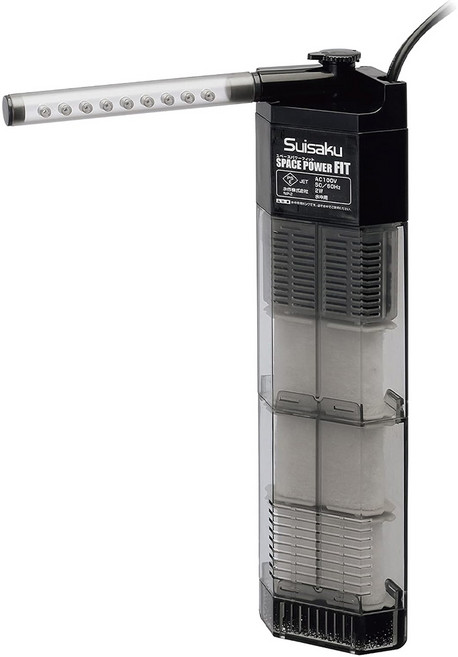Suisaku 水作 水族箱過濾器 黑色 M 1個 2W(韓國專用插頭), 2W