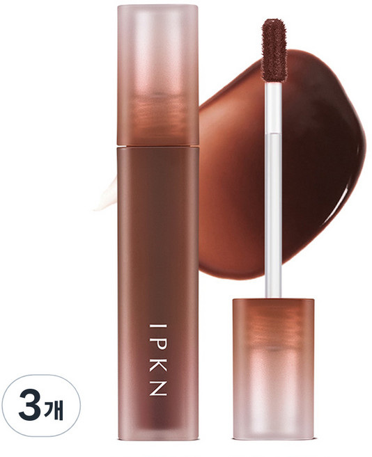 입큰 퍼스널 무드 워터 핏 쉬어 립틴트, 6호(카카오 시럽), 4.5g, 3개