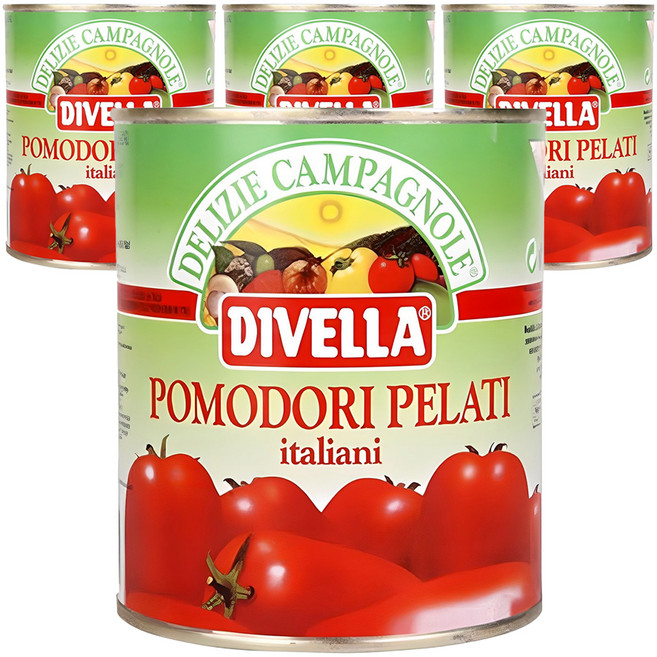 디벨라 홀토마토 통조림, 800g, 4개