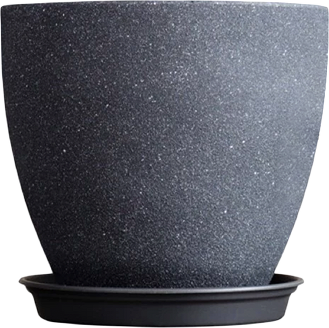 仿水泥盆, 深灰, 1個