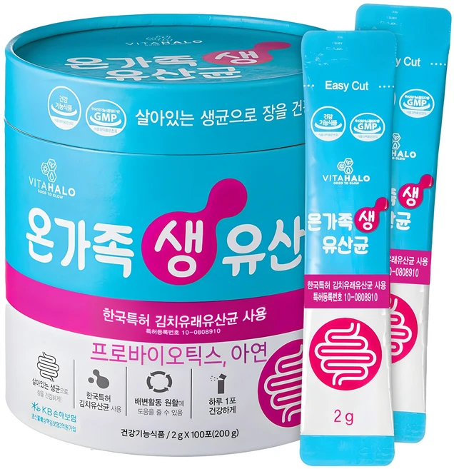 비타할로 온가족 생 유산균, 200g, 1개 - 쿠팡