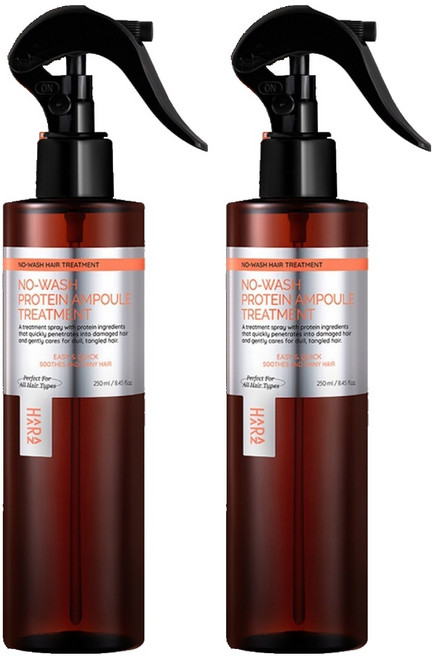 HAARAZ 免沖洗蛋白質柔順安瓶護髮噴霧, 250ml, 2瓶