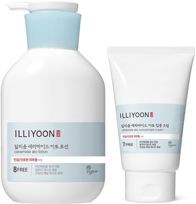 일리윤 세라마이드 아토로션 무향 528ml + 아토집중크림 200ml, 1개, 528ml+200ML
