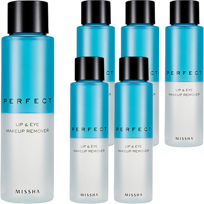 미샤 퍼펙트 립앤아이 리무버, 155ml, 6개
